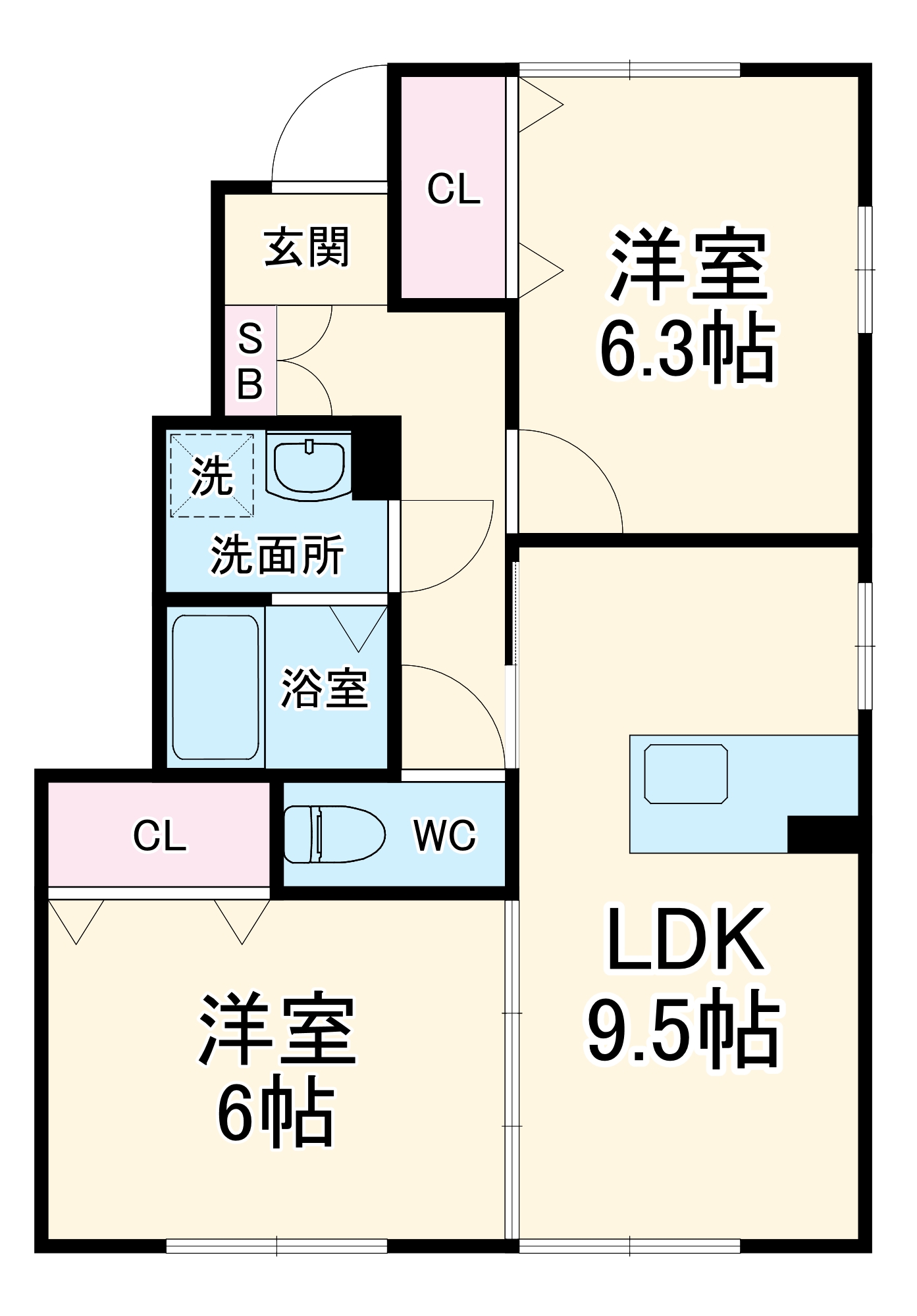 グレースセレノ小山の間取り