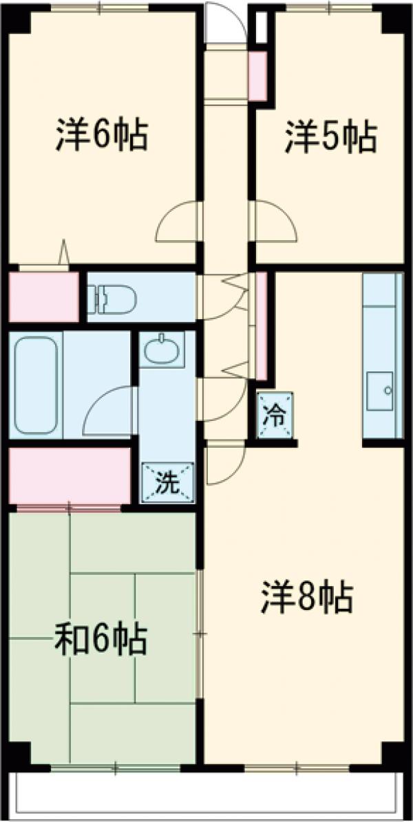 ヴェルデ久我山の間取り