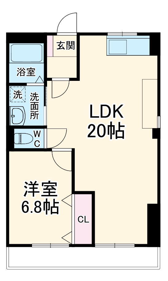 グリーンハイムハダノの間取り