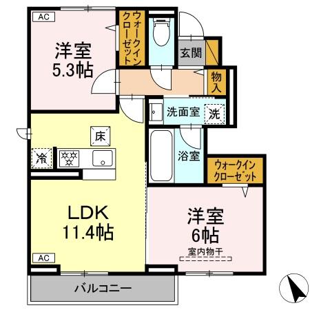 エリオスの間取り