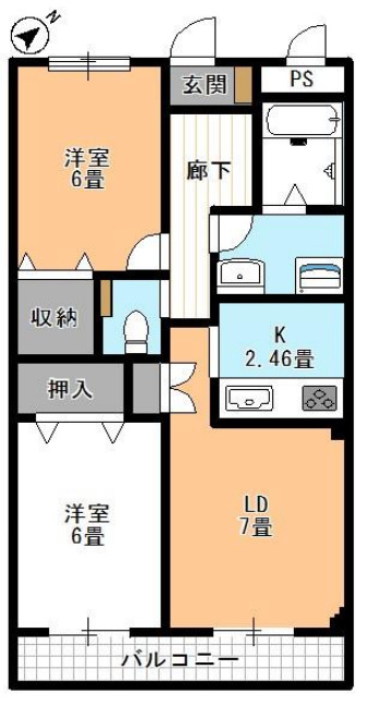 コンフォールの間取り