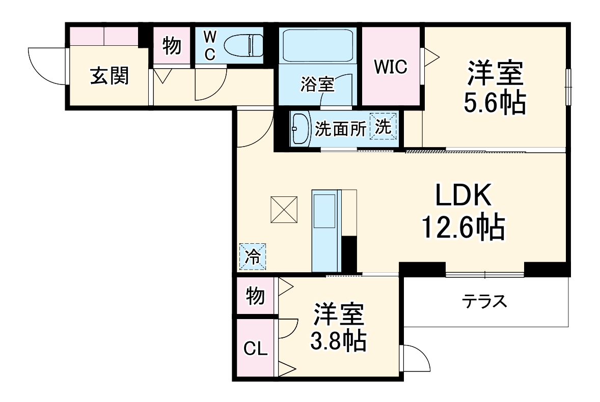 エスペリア中央林間5丁目の間取り