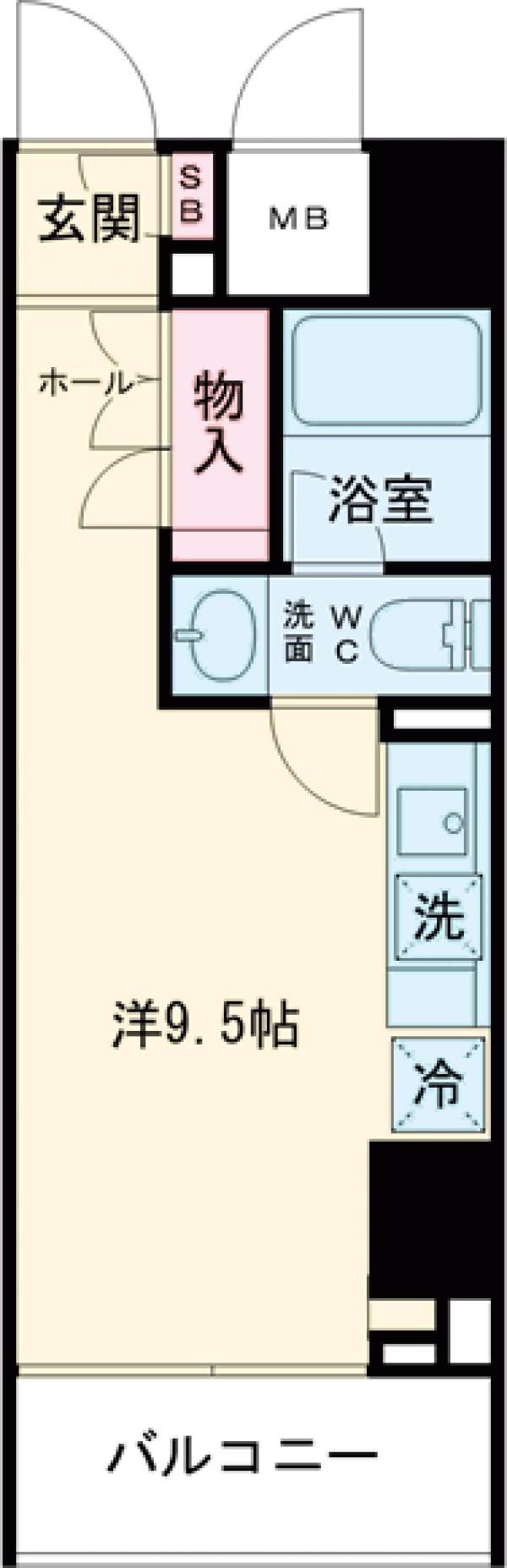 BPRレジデンス渋谷の間取り