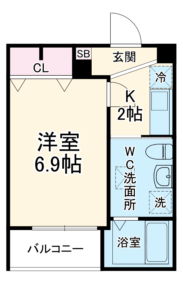 カサデルソルⅥの間取り