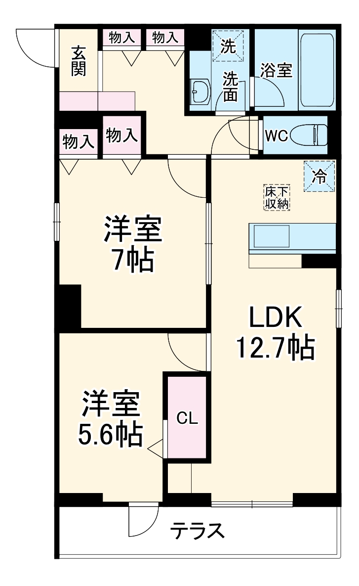 エスペリア中央林間5丁目の間取り