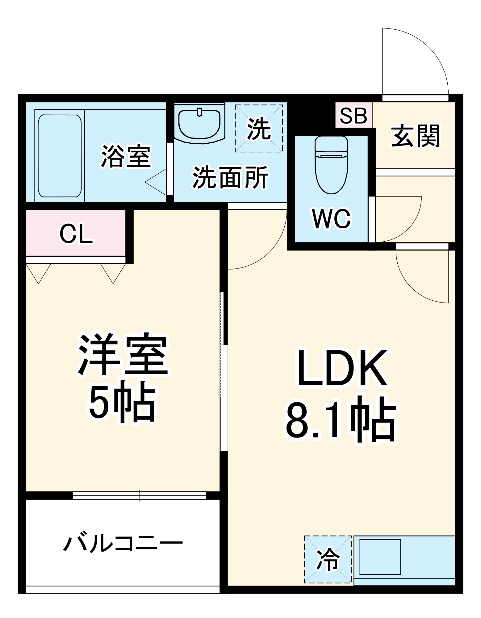 カサデルソルⅥの間取り