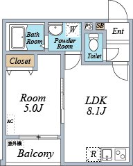 カサデルソルⅥの間取り