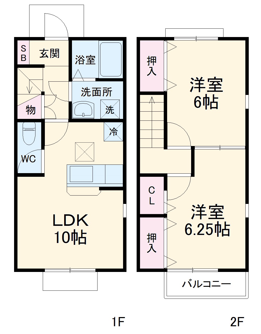 フォーリア今泉の間取り