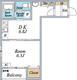 カサデルソルⅥの間取り