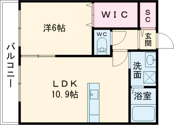 カーサ・フェリーチェ長岡京の間取り