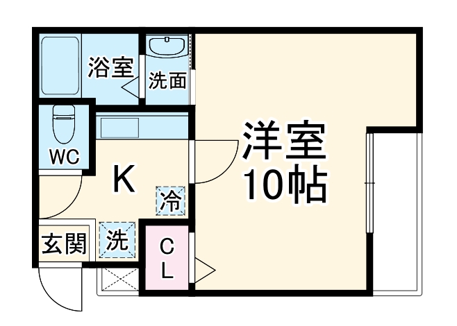 EN西ノ京二条の間取り