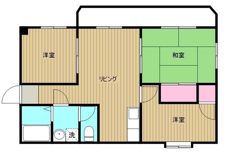 グレース大南の間取り