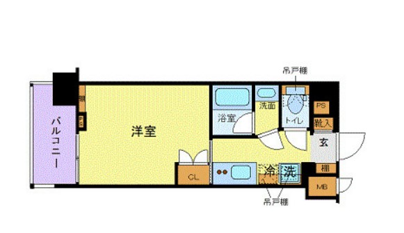 南大井の完工年月(2014年7月)築の賃貸マンションの間取り