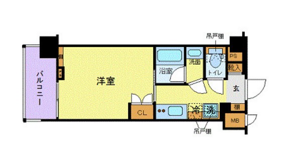 南大井の完工年月(2014年7月)築の賃貸マンションの間取り