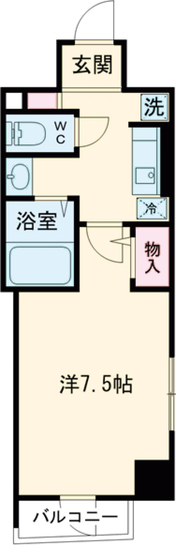 ジーヒルズ中町の間取り