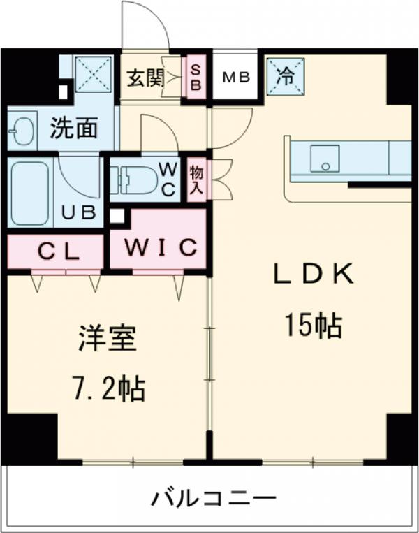 ジェノヴィア浅草Ⅲグリーンヴェールの間取り