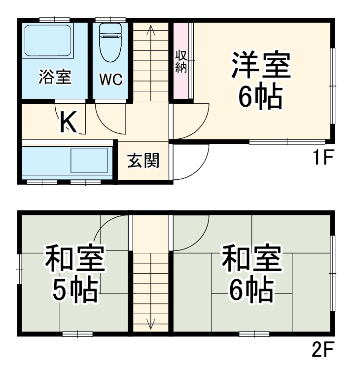 本北方戸建の間取り