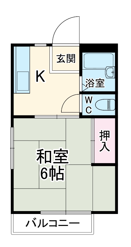 グリーンハイツの間取り