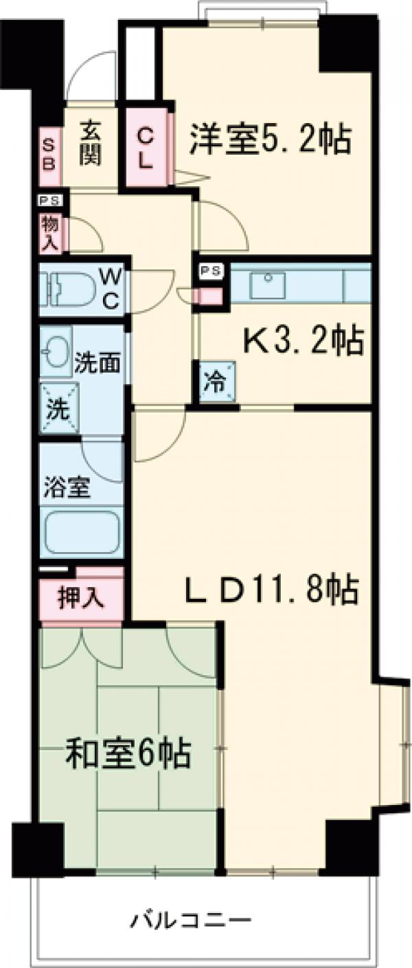 エクセル荻窪西の間取り