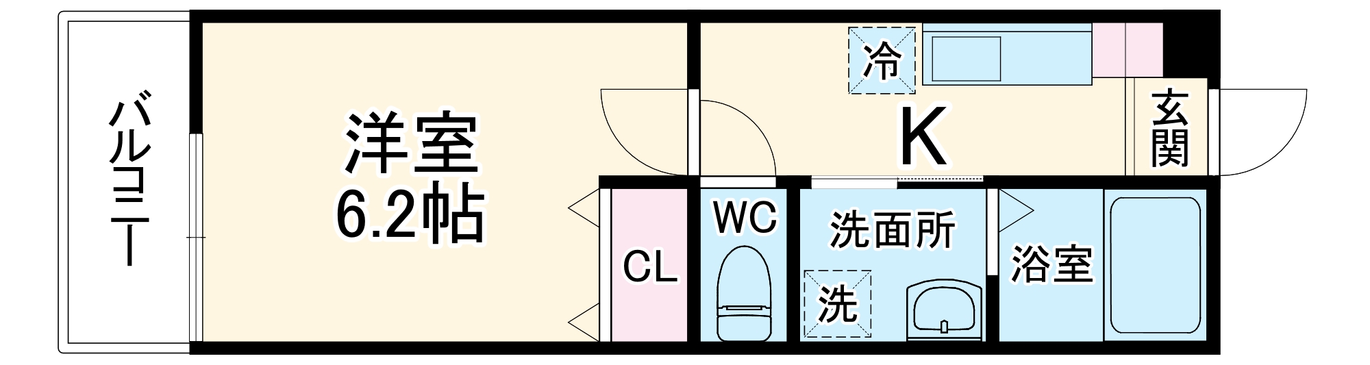 アイフラットの間取り