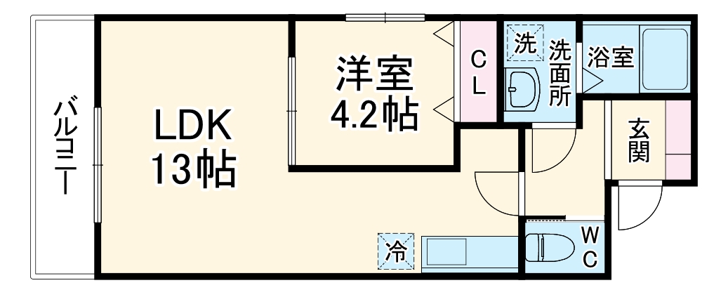 アイフラットの間取り
