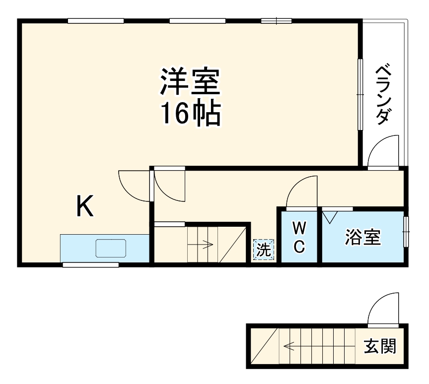 アルプスビルの間取り