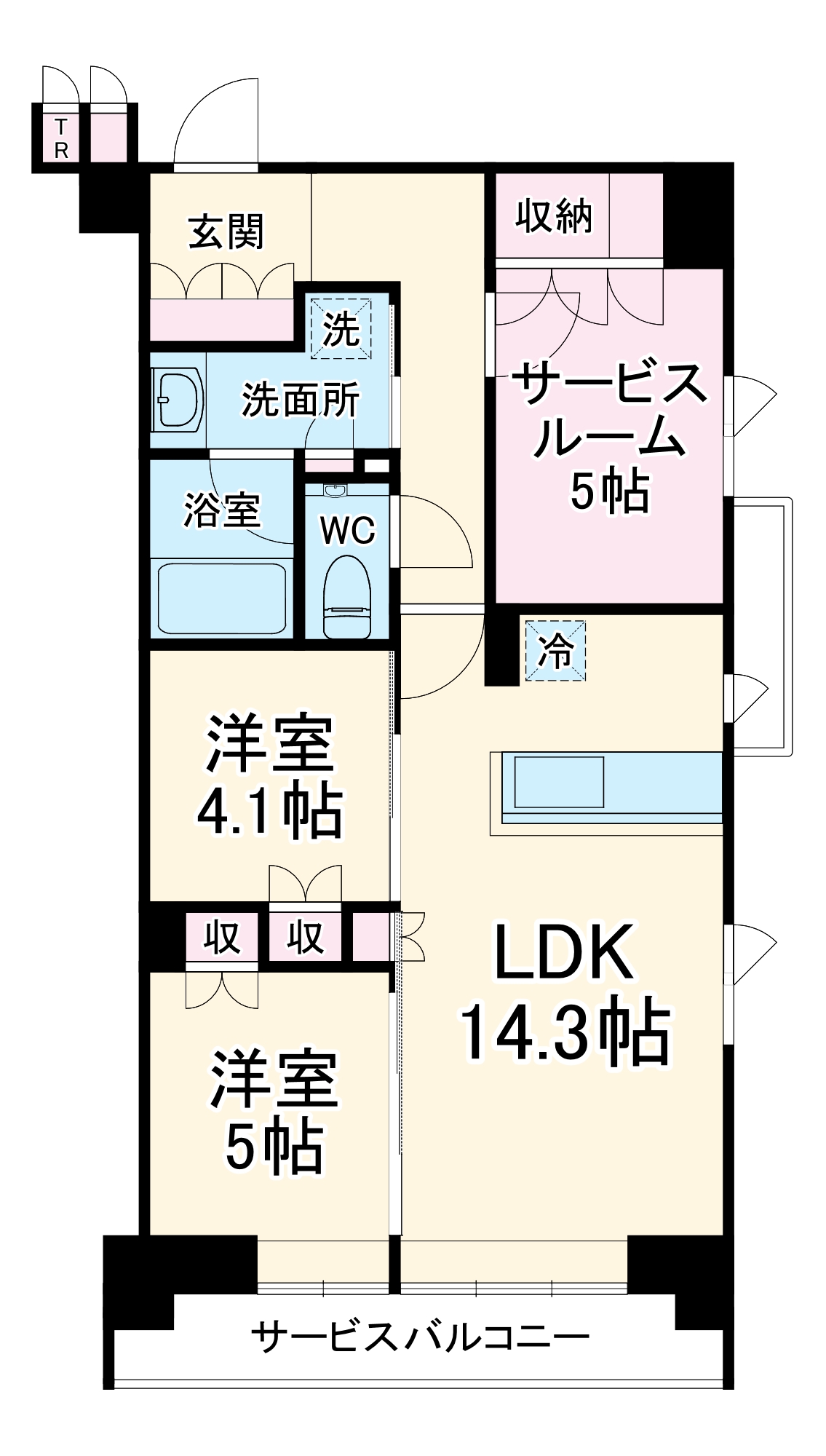 イニシア京都御所南の間取り