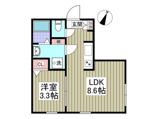HALE伊勢原の間取り