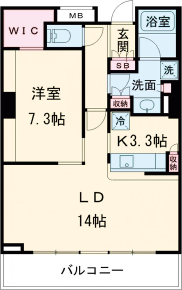 レジディアタワー上池袋 タワー棟の間取り