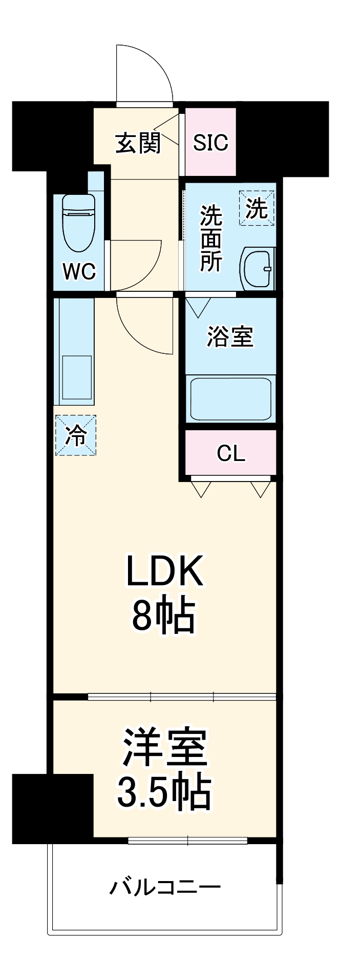プレイズシード浄心の間取り