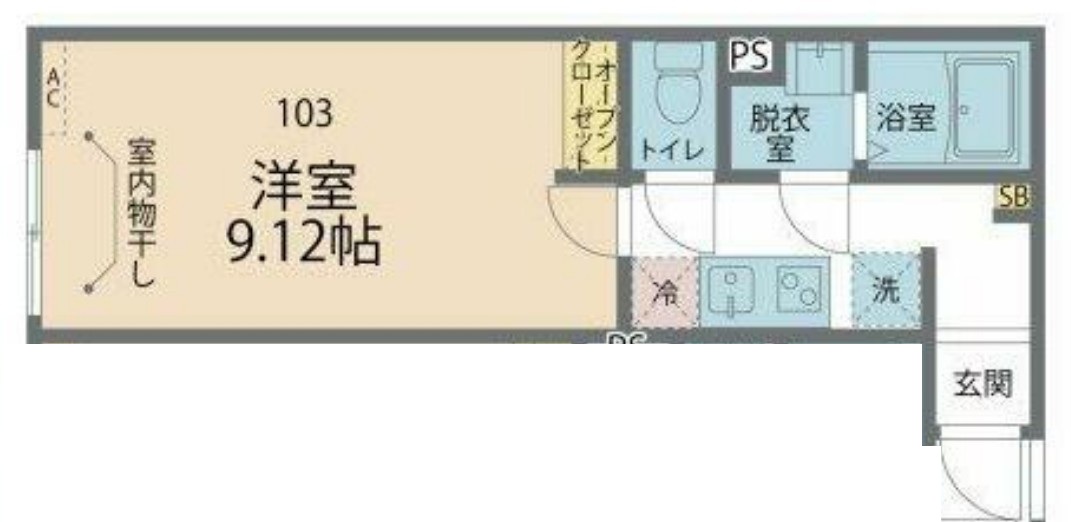 カインドネス相模原氷川町Ⅱの間取り