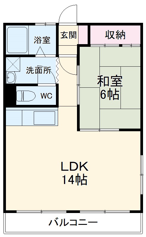 コーポ上尾の間取り