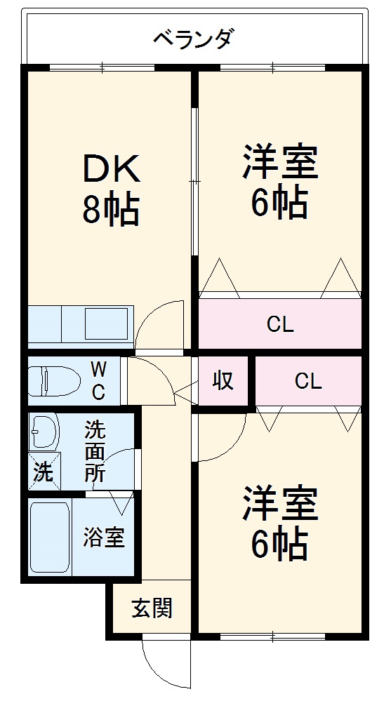 ヴェル・ドミールの間取り