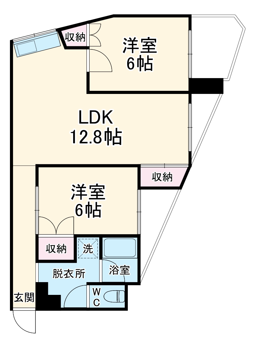 ジオナ十三の間取り