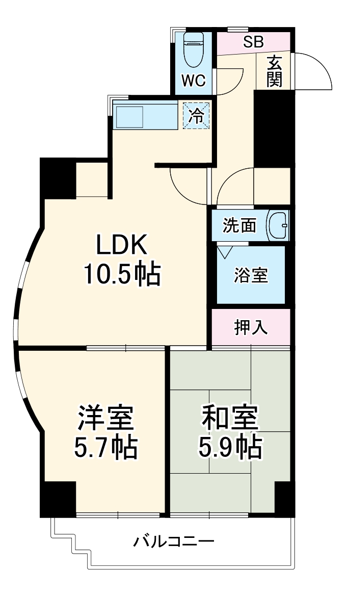 グランディオスTNの間取り
