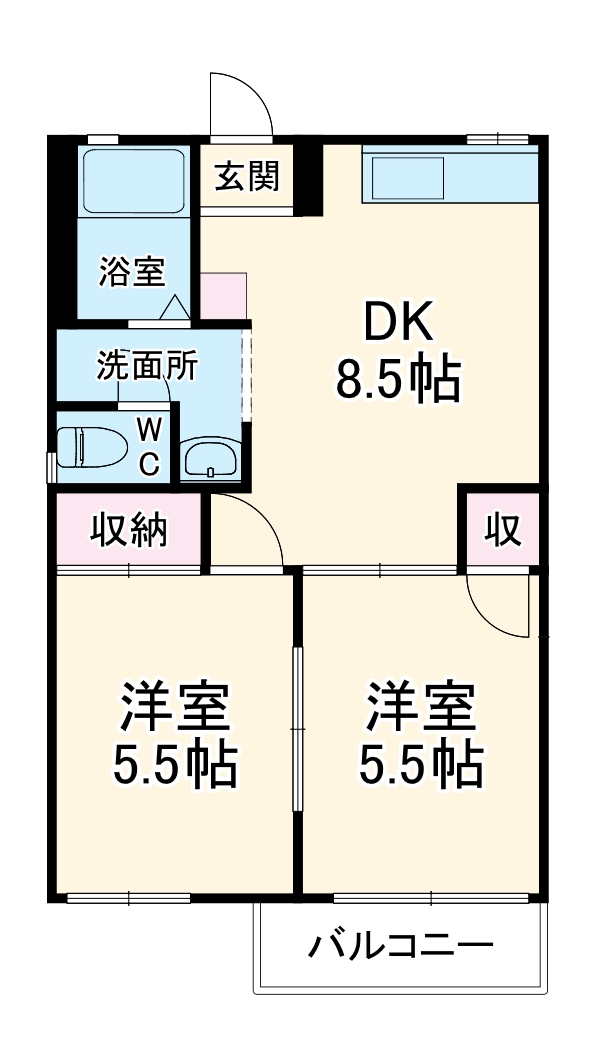 マロンハイムの間取り