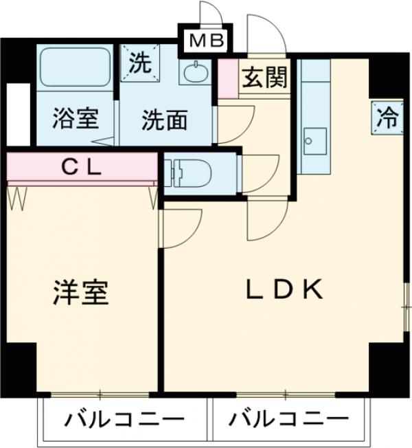 リベルテ押上の間取り