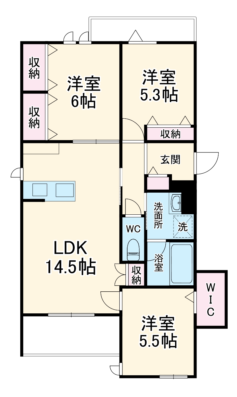 アトラスⅡの間取り