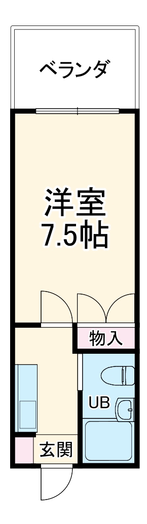 二光ハイツの間取り