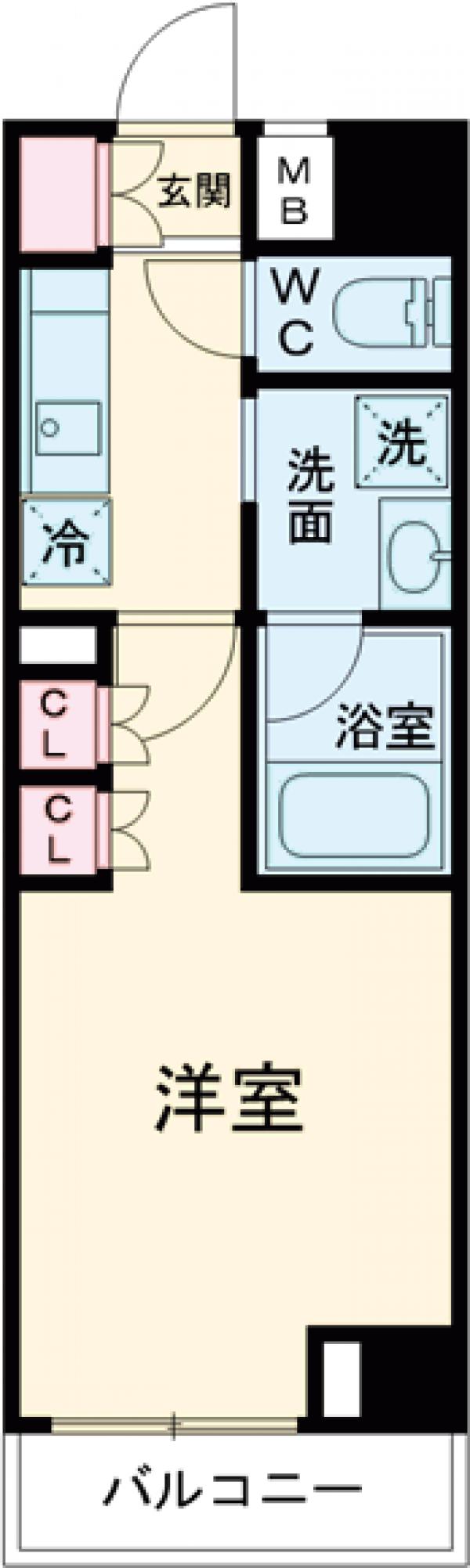 AXASレジデンス外苑の間取り