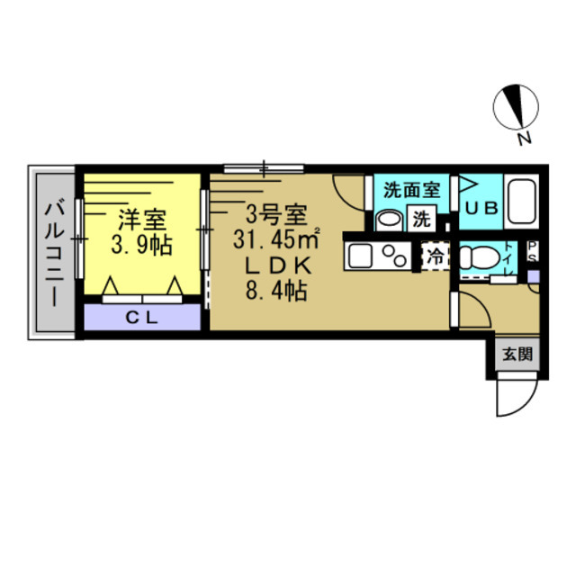 A's Crestの間取り