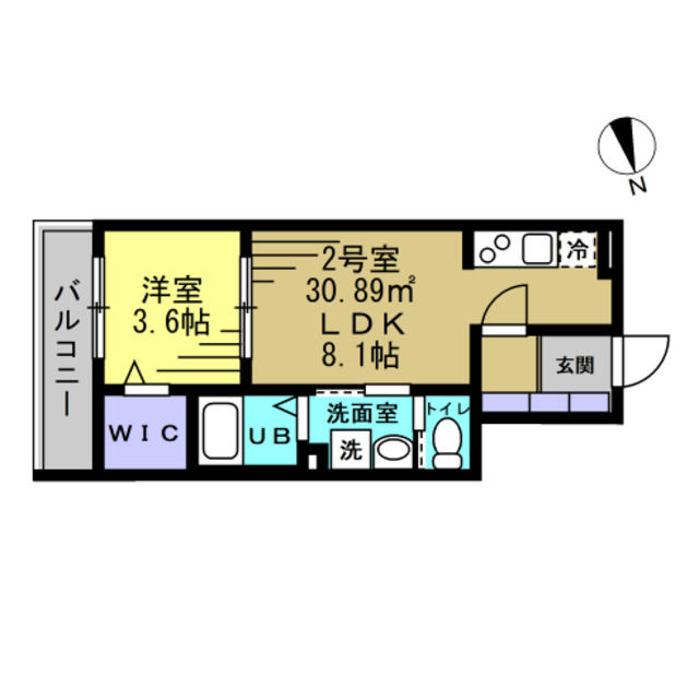 A's Crestの間取り