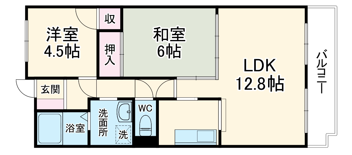 ラ・リヴィエール古川橋の間取り