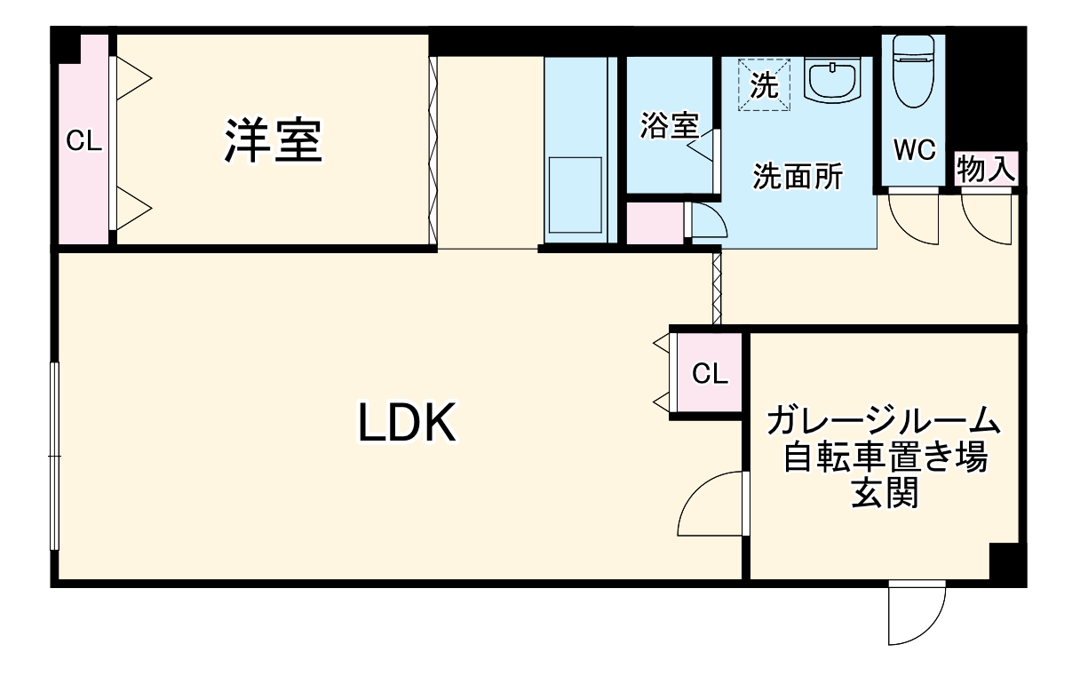 サンハウスマスダの間取り