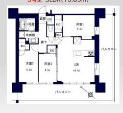 (仮称)千葉市中央区問屋町計画の間取り