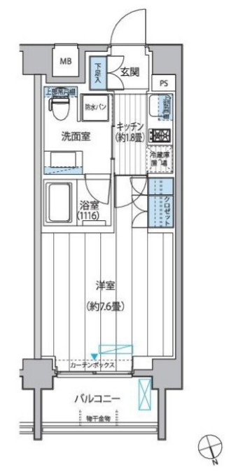 プラネソシエ大森山王の間取り