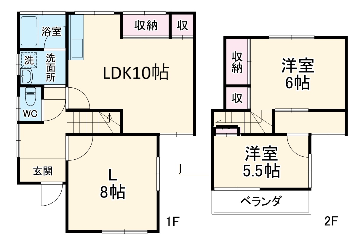 Hanairo三山の間取り