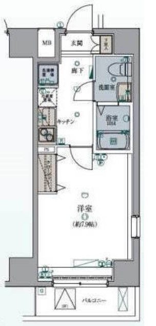 リヴシティ大森町の間取り