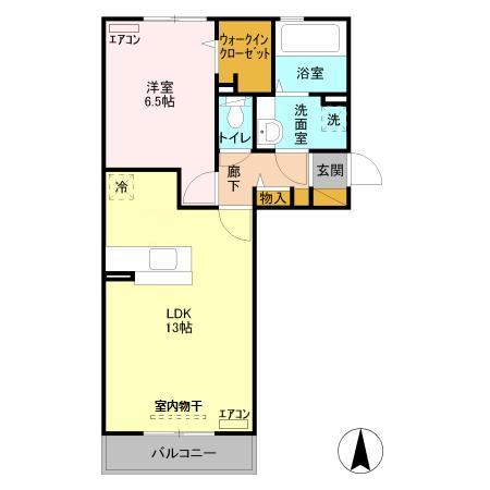 フラトンの間取り