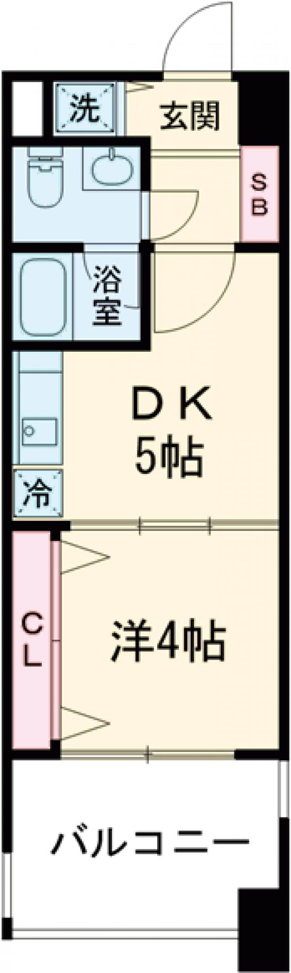 レジデンス箱崎の間取り
